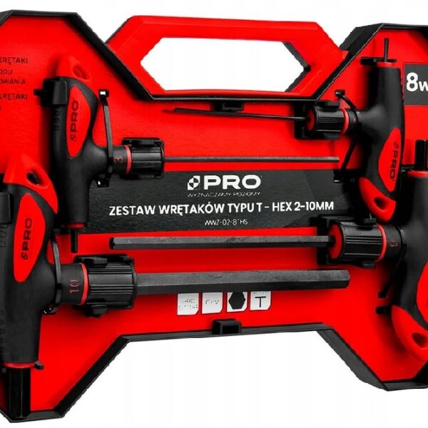 Zestaw wkrętaków PRO WWZ-02-8THS 8 sztuk l