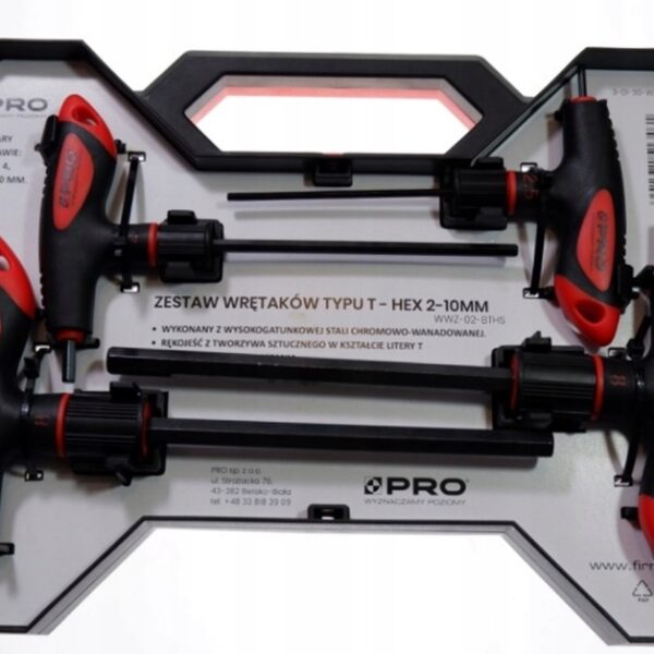 Zestaw wkrętaków PRO WWZ-02-8THS 8 sztuk l