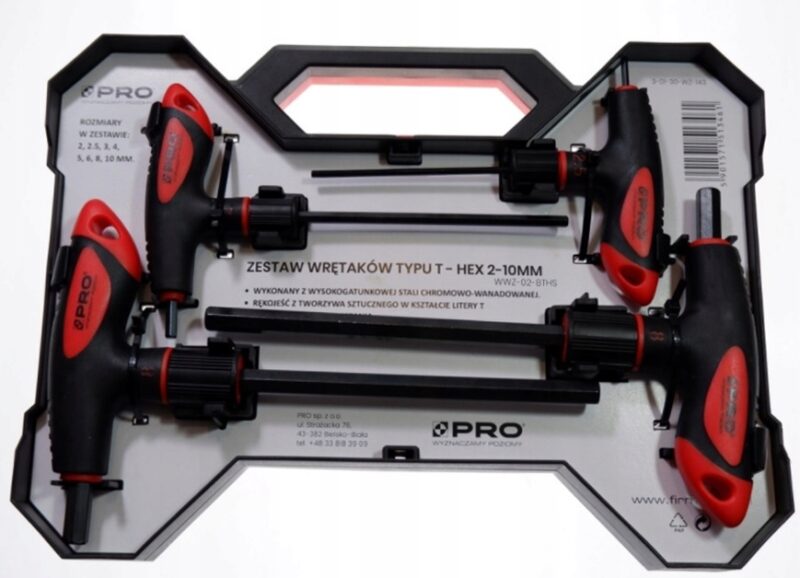 Zestaw wkrętaków PRO WWZ-02-8THS 8 sztuk l