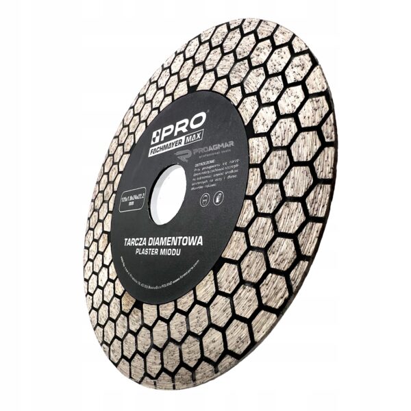image-1565.jpeg TARCZA DIAMENTOWA PLASTER MIODU 125x1.8x24x22.2