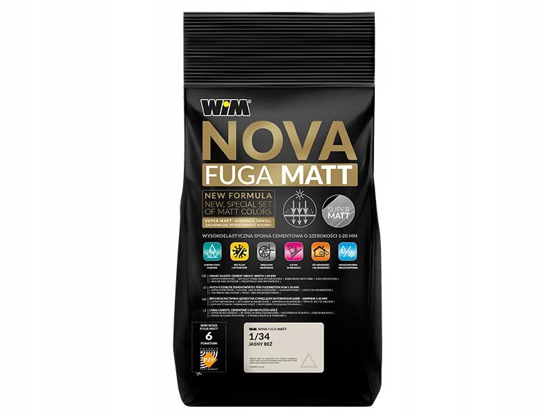 image-1656.jpeg WIM NOVA FUGA MATT ZAPRAWA DO FUGOWANIA 5 KG - BRĄZ 1/42