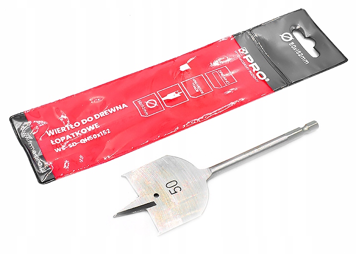 WIERTŁO DO DREWNA ŁOPATKOWE 50x152 MM WS-SD-QH50x152