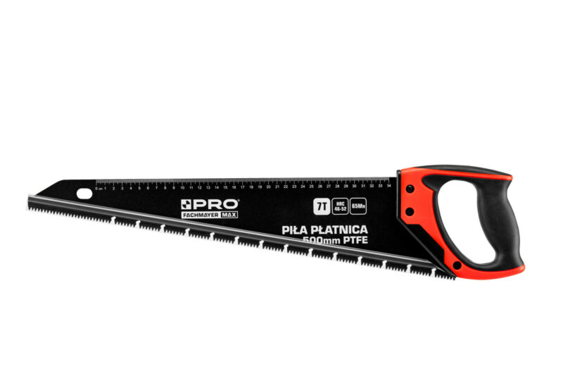 image-1833.jpeg PRO PIŁA RĘCZNA PŁATNICA 500MM 7TPI PTFE PIŁA DO DREWNA TEFLONOWA + OSŁONA