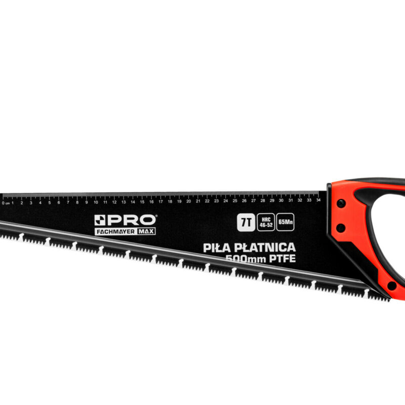 image-1833.jpeg PRO PIŁA RĘCZNA PŁATNICA 500MM 7TPI PTFE PIŁA DO DREWNA TEFLONOWA + OSŁONA