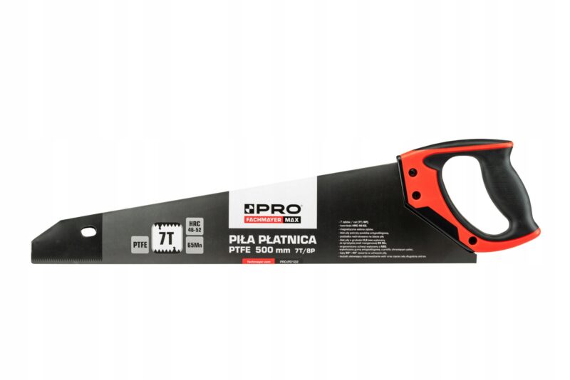 image-1834.jpeg PRO PIŁA RĘCZNA PŁATNICA 500MM 7TPI PTFE PIŁA DO DREWNA TEFLONOWA + OSŁONA
