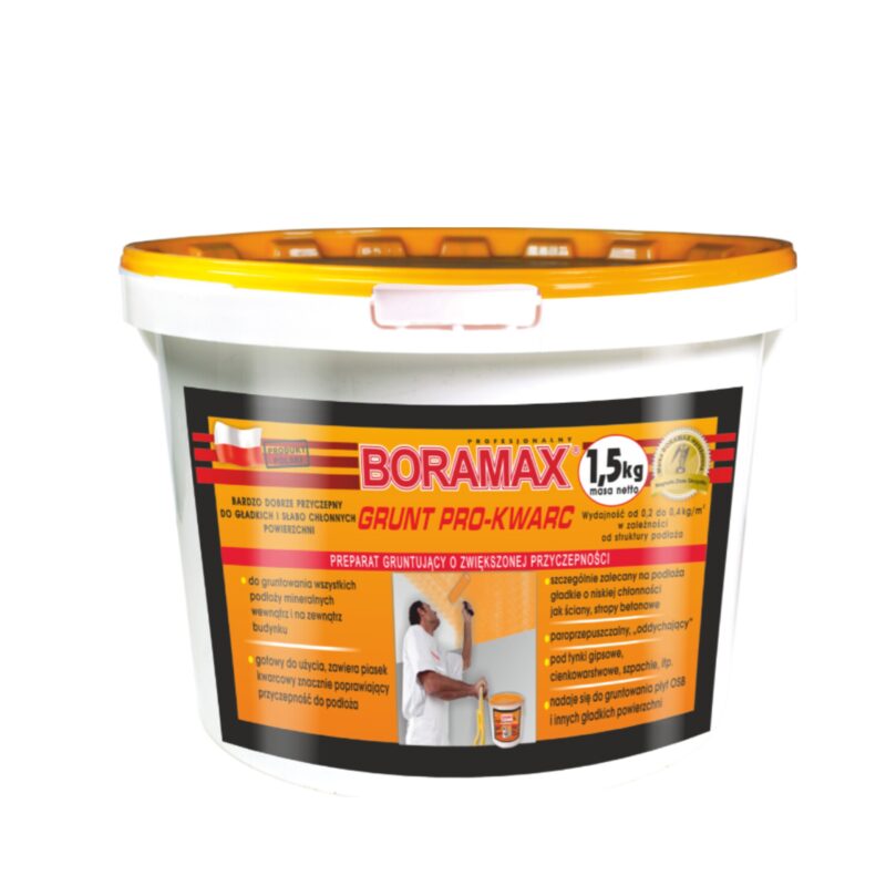 Grunt Pro-Kwarc 1,5kg oranż Boramax BOR-GPT-1,5KG