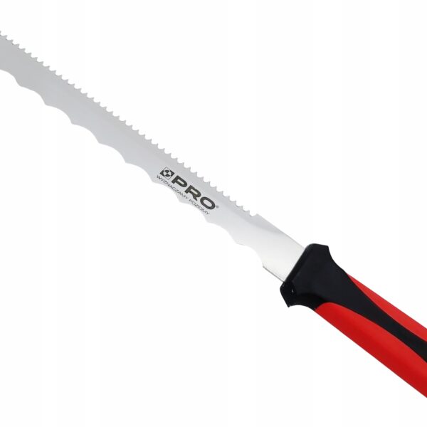 PRO NÓŻ DO WEŁNY MINERALNEJ I STYROPIANU 415 MM z pokrowcem PRO-NS102