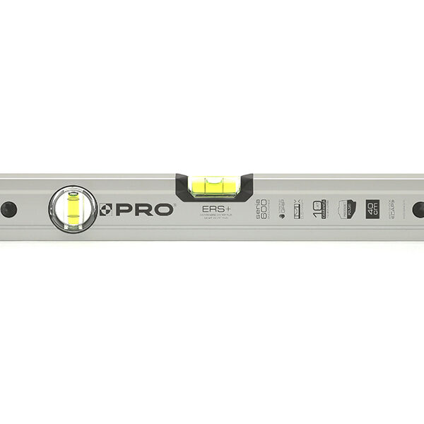 POZIOMNICA PRO600 ANOD. SREBRNA MAGN. 40 CM