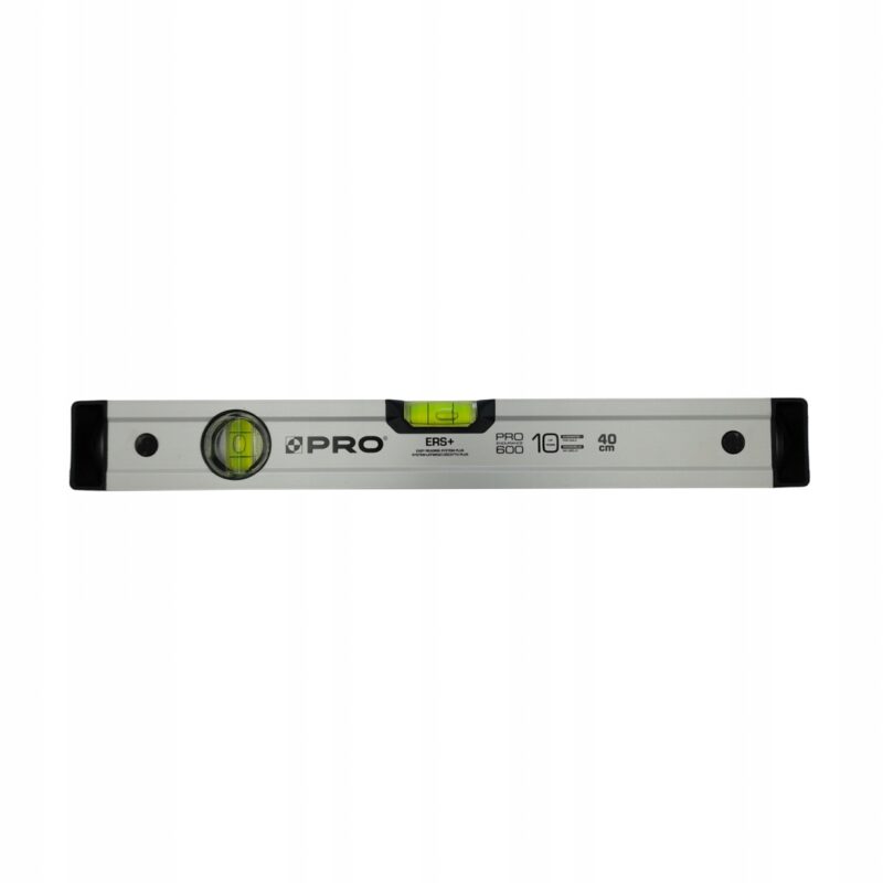 POZIOMNICA PRO600 ANOD. SREBRNA MAGN. 40 CM