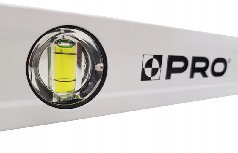 POZIOMNICA PRO600 Plus, biała, libella 2% 100cm