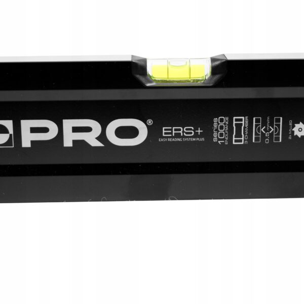 POZIOMNICA PRO1000 MAL. CZARNA 2xFREZ. UCHW. 120 CM