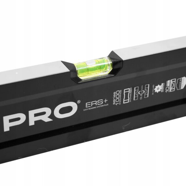 POZIOMNICA PRO1000 MAL. CZARNA 2xFREZ. UCHW. 200 CM
