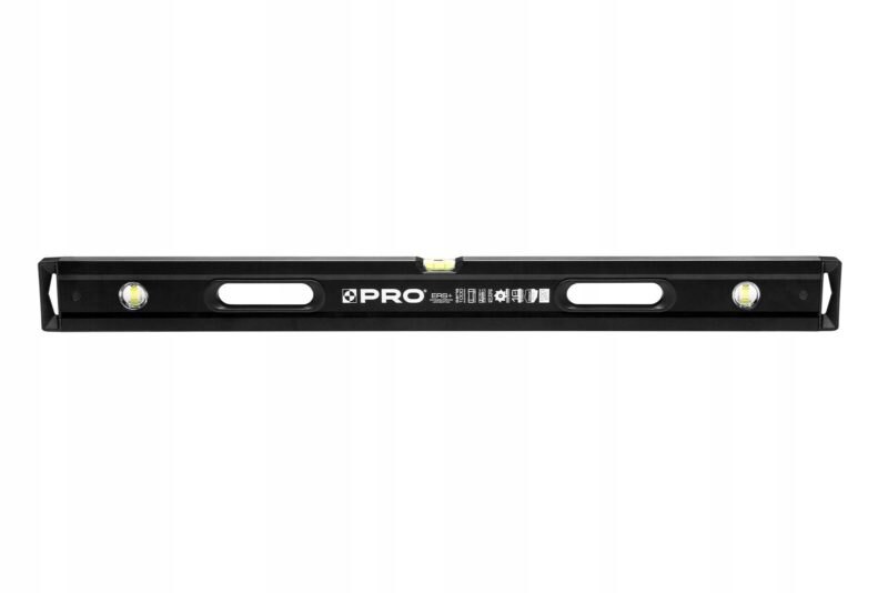 POZIOMNICA PRO1000 MAL. CZARNA 2xFREZ. UCHW. 120 CM