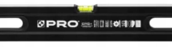 POZIOMNICA PRO1000 MAL. CZARNA 2xFREZ. UCHW. 200 CM