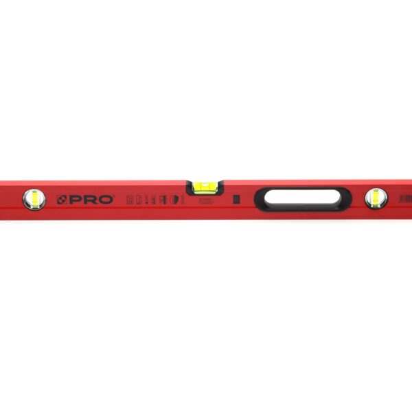 POZIOMNICA PRO800 MAL. CZERWONA UCHW. 80 CM