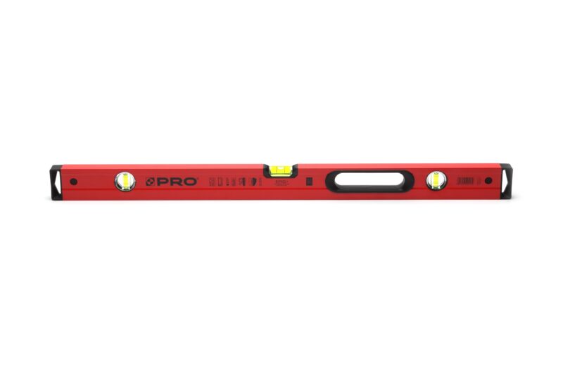 POZIOMNICA PRO800 MAL. CZERWONA UCHW. 80 CM