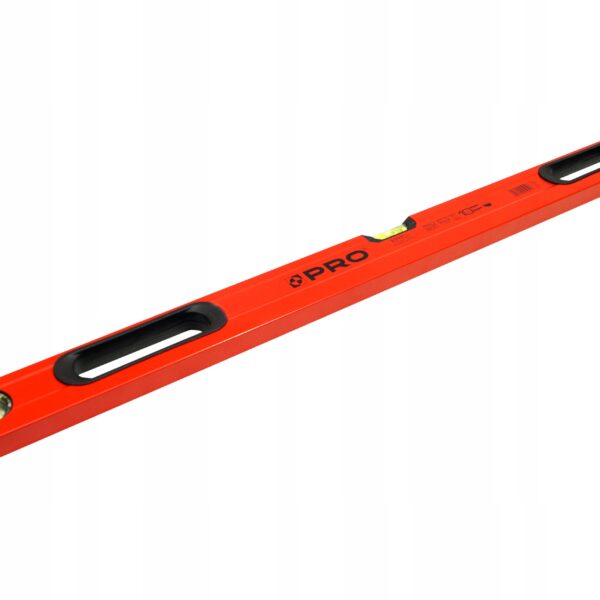 POZIOMNICA PRO800 MAL. CZERWONA UCHW. 180 CM