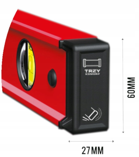 POZIOMNICA PRO900 HEAVY DUTY RED 180cm PRO
