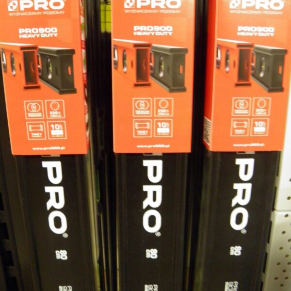 image-2547.jpeg POZIOMNICA PRO900 HEAVY DUTY BLACK 2XFREZ UCHW. 180CM