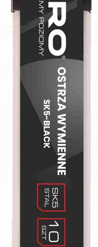 OSTRZA WYMIENNE SK5 BLACK 18 MM 10 SZT SK5-BLACK