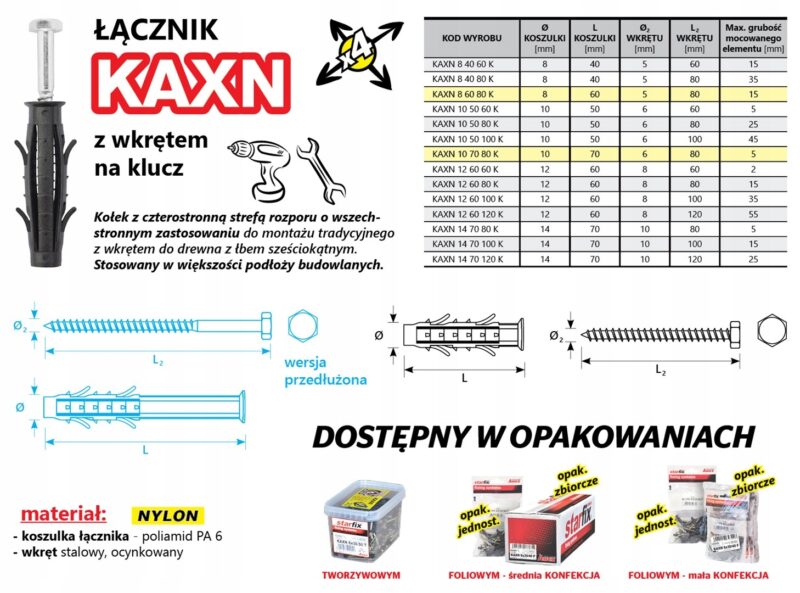 image-2566.jpeg Kołki uniwersalny Starfix 12 x 60 mm 0,13 kg / 4 szt.