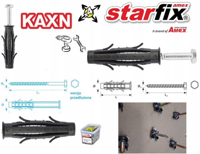 image-2567.jpeg Kołki uniwersalny Starfix 12 x 60 mm 0,13 kg / 4 szt.