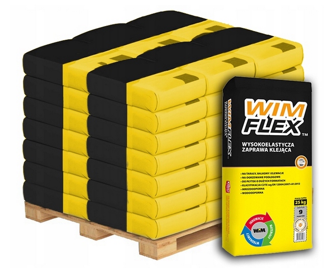 WIM FLEX WYSOKO ELASTYCZNA ZAPRAWA KLEJĄCA 25 KG