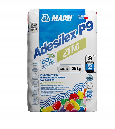 image-2794.jpeg MAPEI ADESILEX P9 ZERO Zaprawa klejowa KLEJ DO PŁYTEK SZARY 25 kg