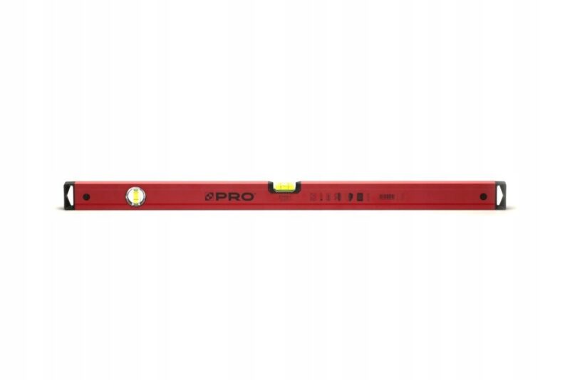 POZIOMNICA PRO600 MAL. CZERWONA MAGN. 150 CM