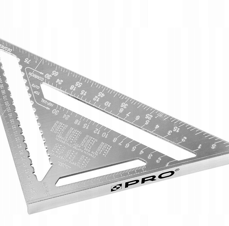 KĄTOWNIK ALUMINIOWY STOLARSKI Z PODSTAWĄ 300mm PRO