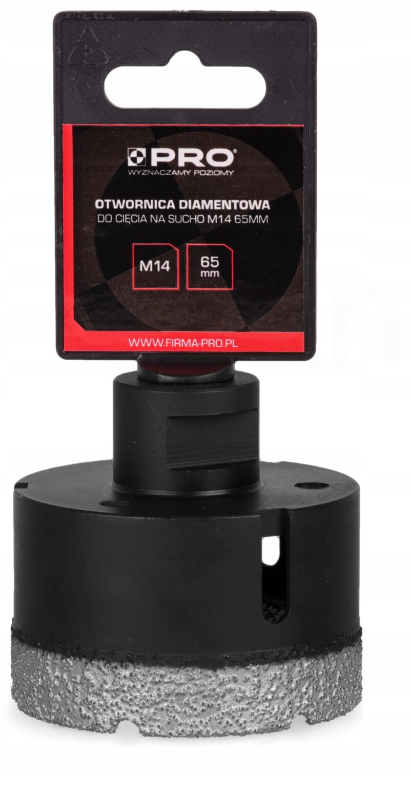 OTWORNICA DIAMENTOWA DO CIĘCIA NA SUCHO M14 65MM WA-HS-D65M14