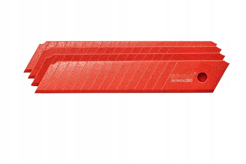 image-3520.jpeg OSTRZA WYMIENNE SK2 CZERWONE ANTISTICK 18 MM 0.5MM 10 SZT