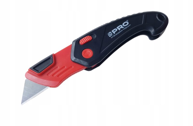 NÓŻ SKŁADANY Z TWORZYWA PR-93-02 1 OSTRZE trapezowe