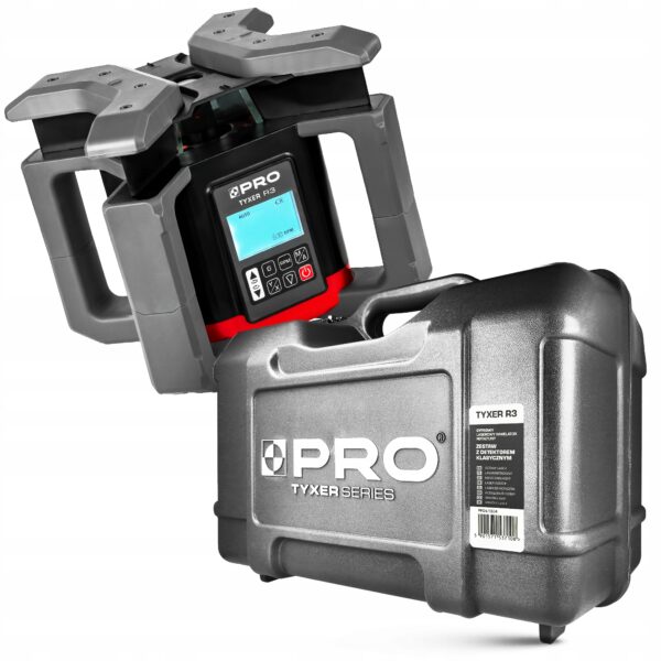 image-3676.jpeg Laserowy Niwelator Rotacyjny TYXER R3 (cyfrowy, czerwona wiązka) PRO