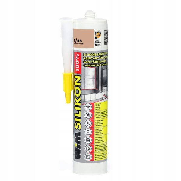 WIM SILIKON SANITARNY 1/48 310ML CAFFE LATTE