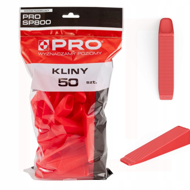 image-420.jpeg SYSTEM POZIOMUJĄCY PRO-SP 800 KLINY 50 SZT WOREK