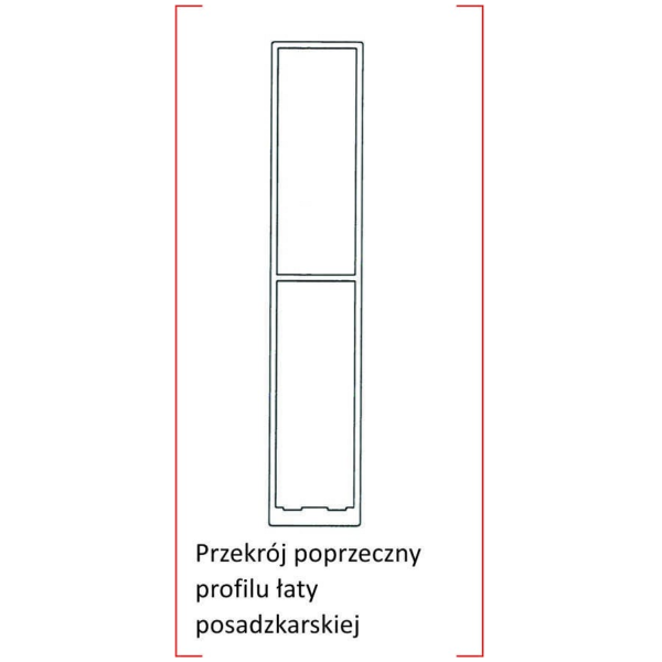 image.png ŁATA POSADZKARSKA PION/POZIOM UCHWYT 200 CM