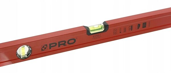 POZIOMNICA PRO600 MAL. CZERWONA MAGN. 60 CM