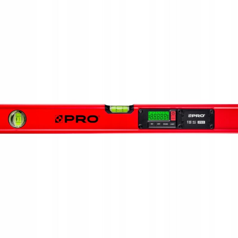 POZIOMNICA ELEKTRONICZNA IP65, PRO900 DIGITAL 60 CM CZERWONA (Z POKROWCEM)
