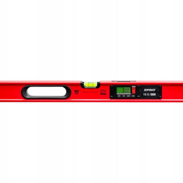 POZIOMNICA ELEKTRONICZNA IP65, PRO900 DIGITAL 80 CM CZERWONA (Z POKROWCEM)