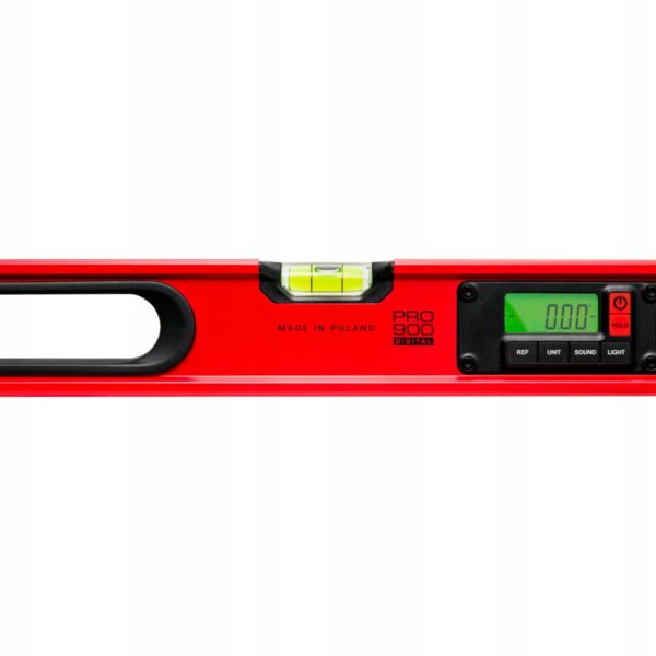 POZIOMNICA ELEKTRONICZNA IP65, PRO900 DIGITAL 80 CM CZERWONA (Z POKROWCEM)