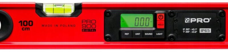 image-720.jpeg POZIOMNICA ELEKTRONICZNA IP65, PRO900 DIGITAL 100 CM CZERWONA (Z POKROWCEM)