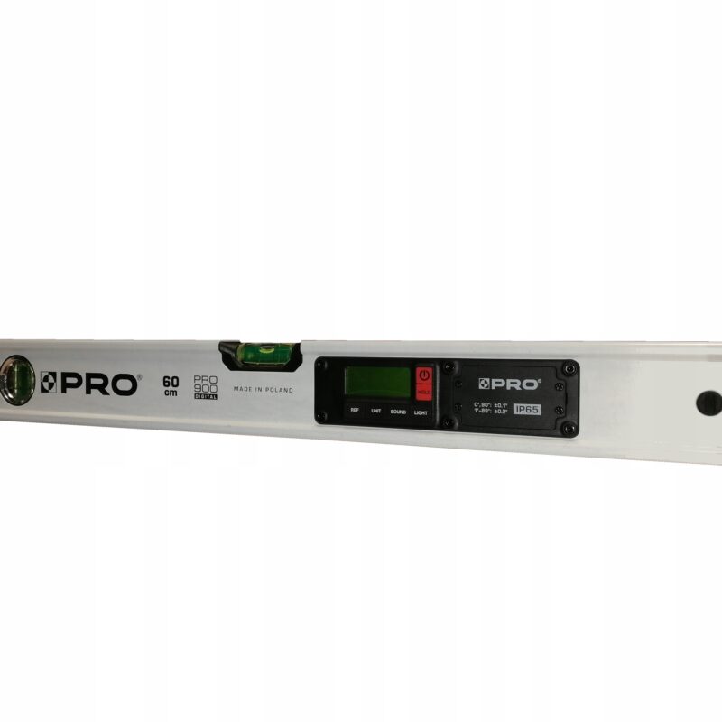POZIOMNICA ELEKTRONICZNA IP65 Z MAGNESAMI, PRO900 DIGITAL M 60 CM BIAŁA