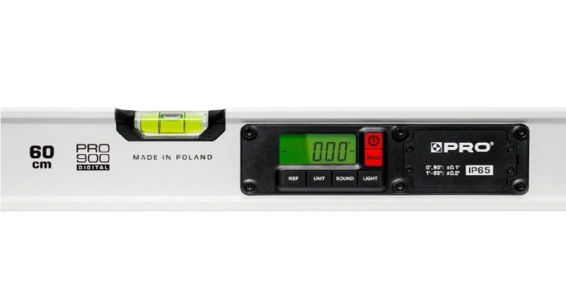 image-734.jpeg POZIOMNICA ELEKTRONICZNA IP65 Z MAGNESAMI, PRO900 DIGITAL M 60 CM BIAŁA