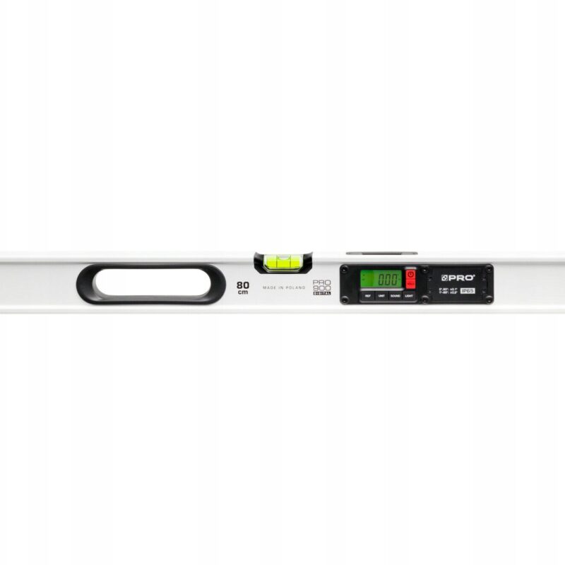 POZIOMNICA ELEKTRONICZNA IP65 Z MAGNESAMI, PRO900 DIGITAL M 80 CM BIAŁA