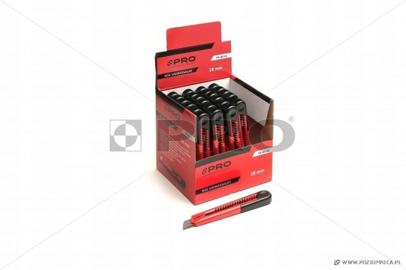 NÓŻ UNIWERSALNY PR-80-01 18 MM 1 OSTRZE