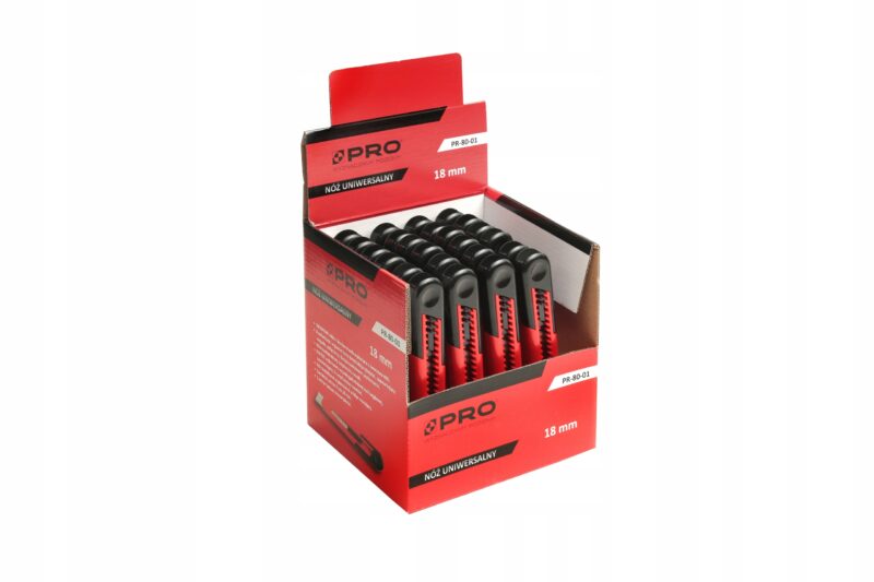 NÓŻ UNIWERSALNY PR-80-01 18 MM 1 OSTRZE